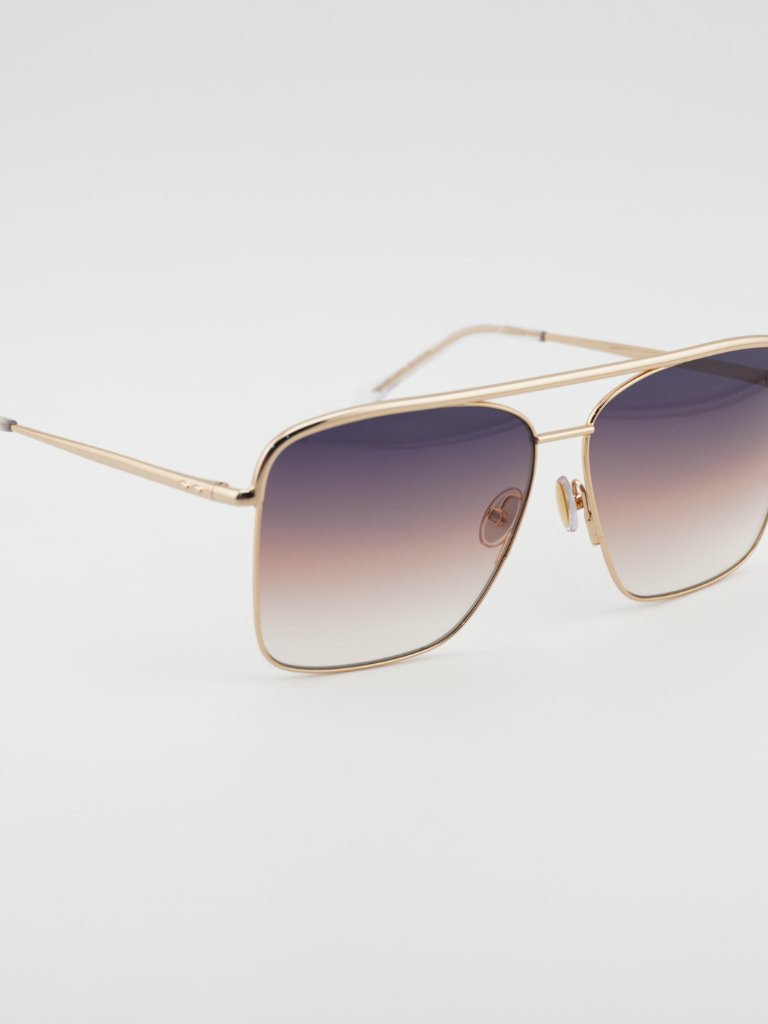 Isabel Marant Im 0118/S 0000 Ff Sunglasses Gold Square Frame, Grey Lenses